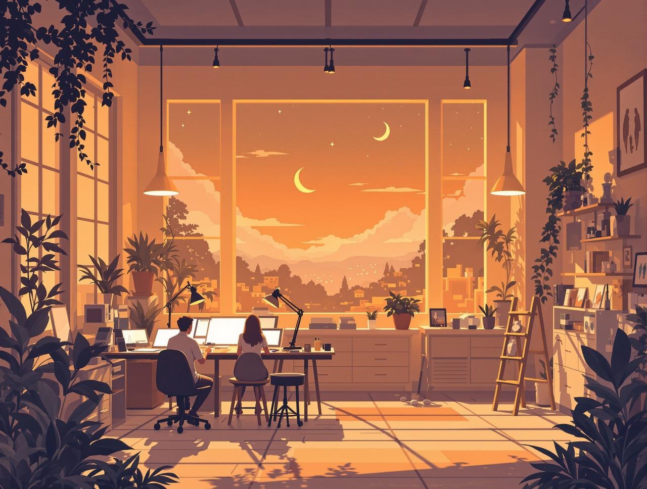 红果创作团队工作场景